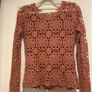 Forever 21 small petite crocheted top